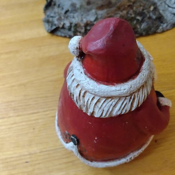 Vintage 1990 Jim Shore Christmas Santa Claus St. Nick Roly Poly 6" Heavy - Picture 8 of 10